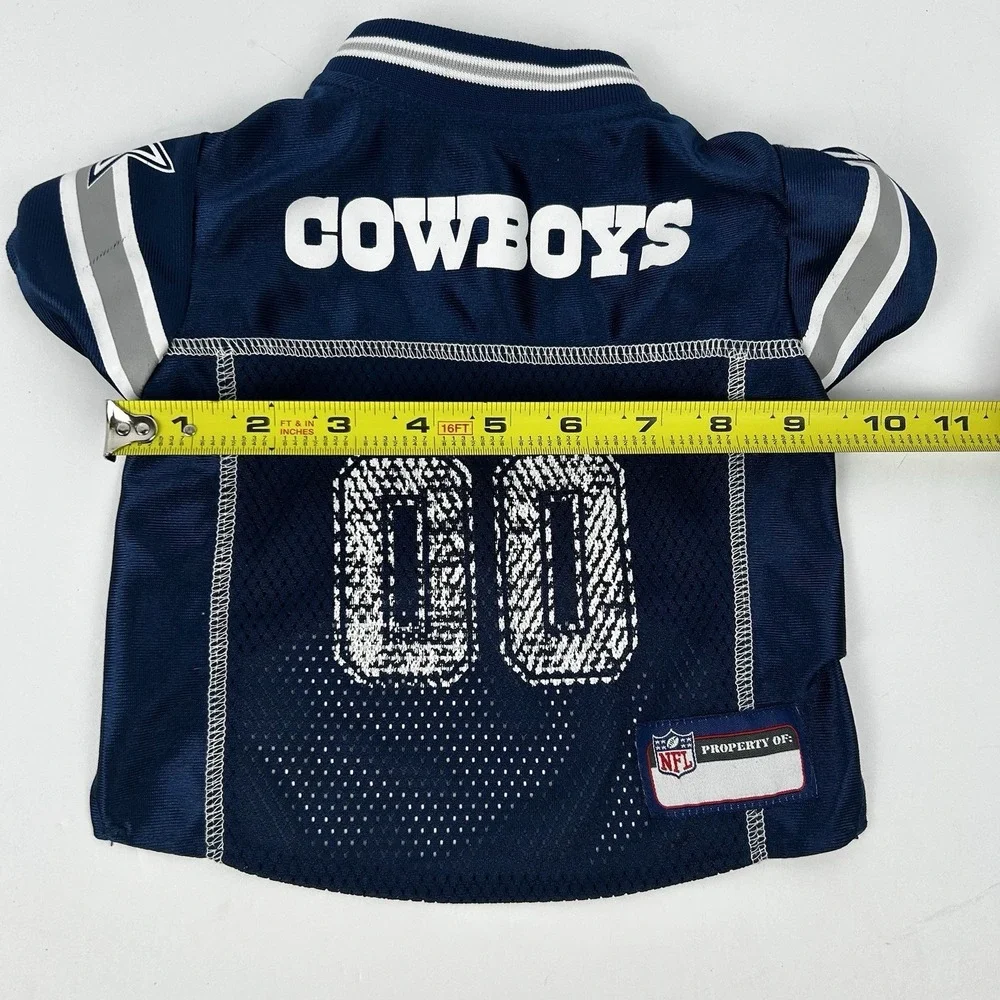 NFL Dallas Cowboys Size Small Cat/Dog Jersey Blue Football Apparel